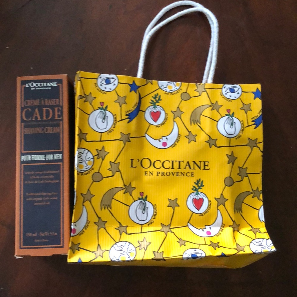 L’Occitane shaving cream for men new in box